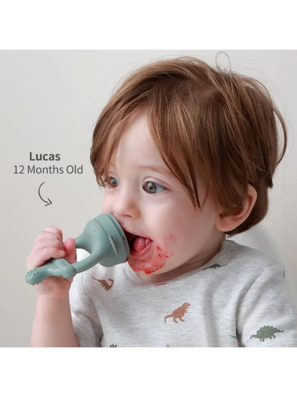 Baby Food Feeder & Breastmilk Popsicle Mold Set - Silicone Teether & Pacifier